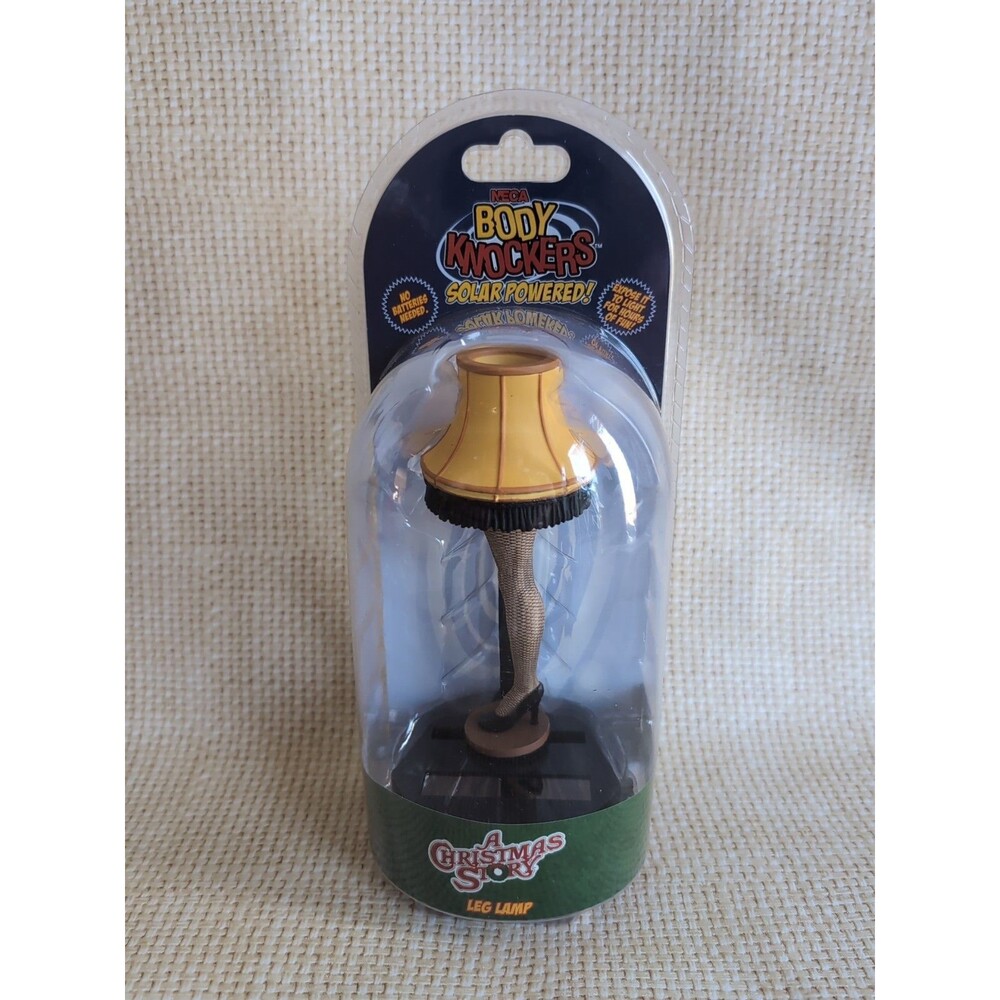 NEW A Christmas Story Leg Lamp NECA Body Knockers Solor Powered by the Sun